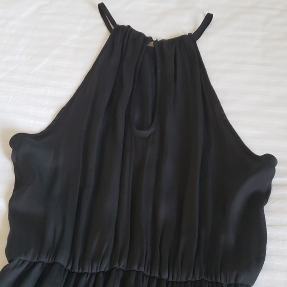NWOT Black Satin Dress from Romania 🇷🇴 - Picture 6 of 7